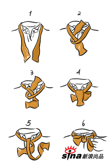 6个步骤打个优雅漂亮的蝴蝶结