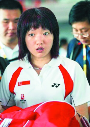 李佳薇是新加坡“乒坛一姐”