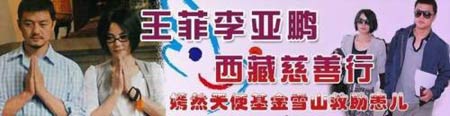 王菲李亚鹏西藏慈善行