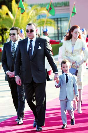 摩洛哥和西班牙小王子帅气绅士