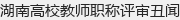 湖南高校教师职称评审丑闻