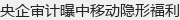 央企审计曝中移动隐形福利