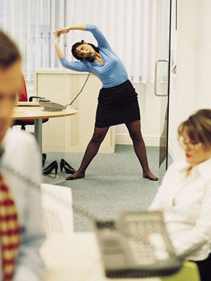 办公室简易瘦手臂法