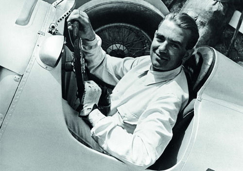 Bernd Rosemeyer in the cockpit of Type C