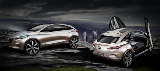别克Buick Envision SUV概念车草图 别克Buick Envision SUV概念车草图