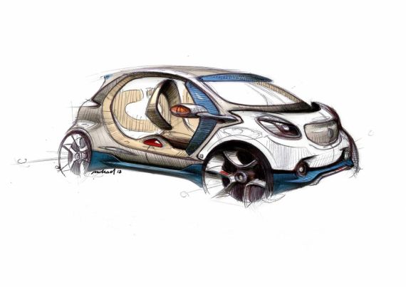 smart fourjoy概念车设计图