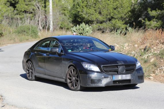 Mercedes-Benz CLS63 AMG Facelift Spy 02