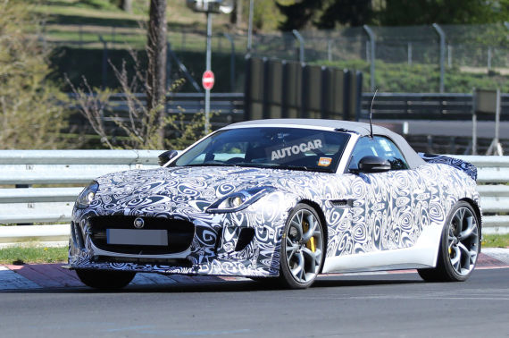 Jaguar F-type RS convertible Spy