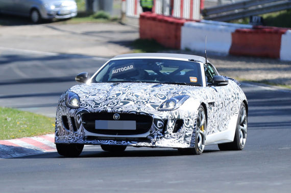 Jaguar F-type RS convertible Spy