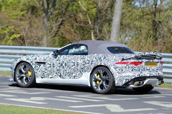 Jaguar F-type RS convertible Spy