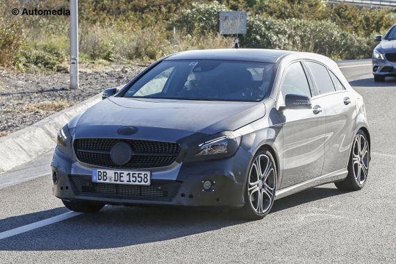 Mercedes-Benz A-Class Facelift Spy 02