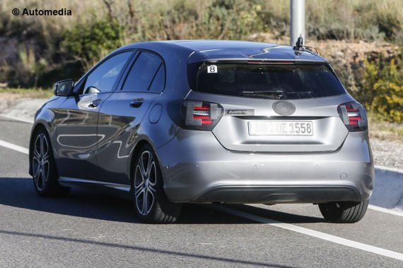 Mercedes-Benz A-Class Facelift Spy 07