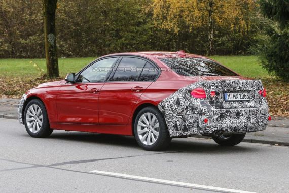 BMW 3-Series Facelift Spy 04