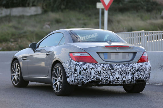 Mercedes-Benz SLK Facelift Spy 02