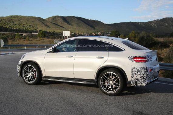 Mercedes-Benz GLE63 AMG Coupe Spy 05