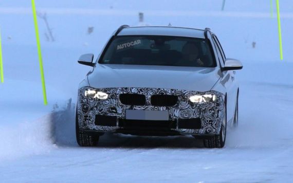 BMW 3-series Facelift spy 03