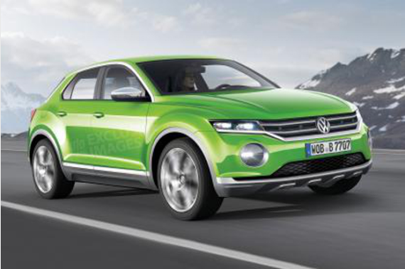 VW Polo SUV render