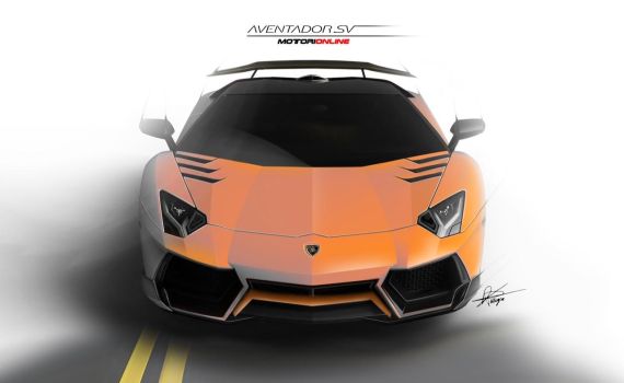 Lamborghini Aventador SuperVeloce render 03