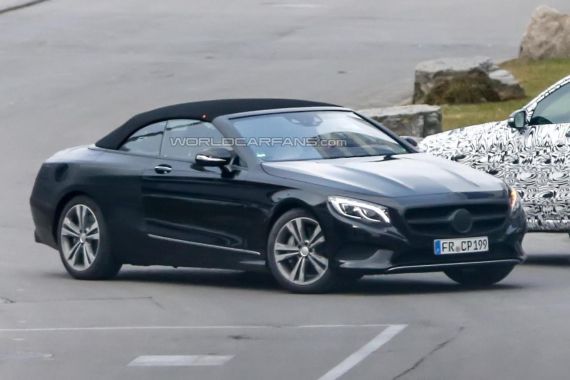 Mercedes-Benz S-Class Cabriolet spy 02