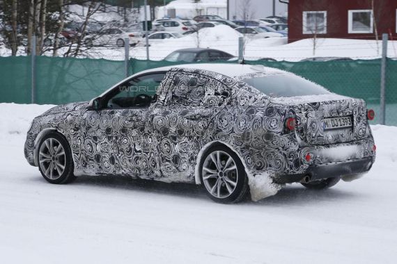 BMW 1-Series sedan spy 04