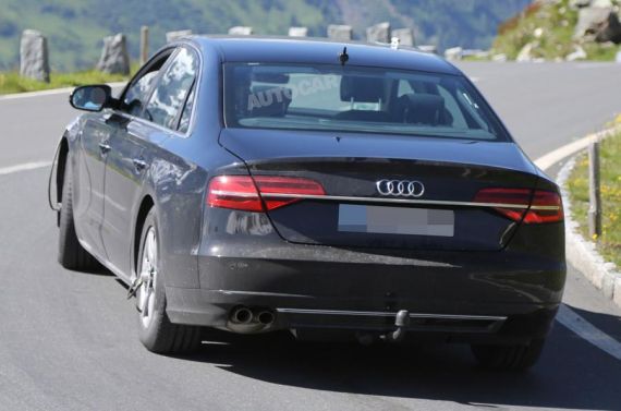 New Audi A8 test mule spy 02