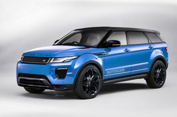 Range Rover Evoque Plus render