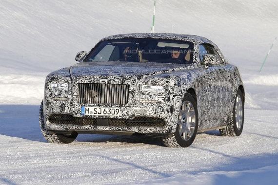 Rolls-Royce Wraith Drophead Coupe spy photo -03