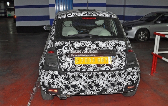 Fiat 500 Facelift Spy 07