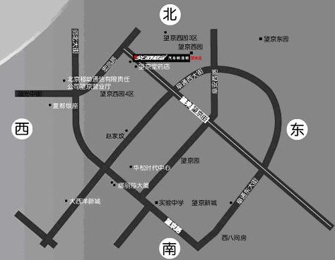 望京店地图