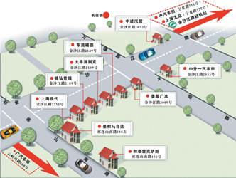 沪上购车地图 之金沙江路板块