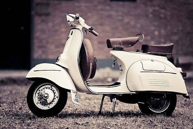 青春了一个时代的vespa
