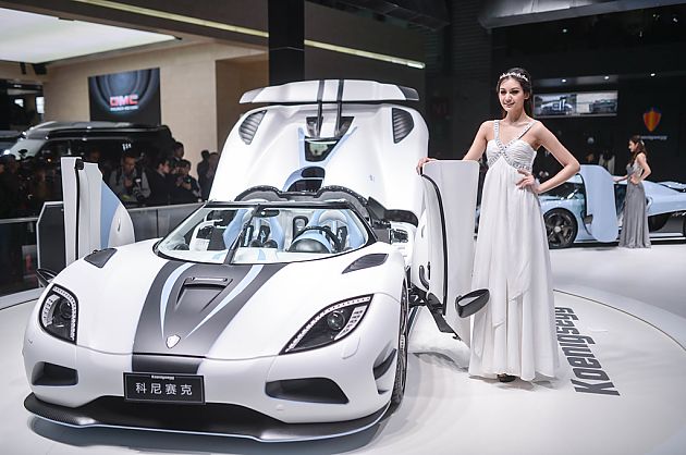 科尼赛克agera r特别版登陆上海车展