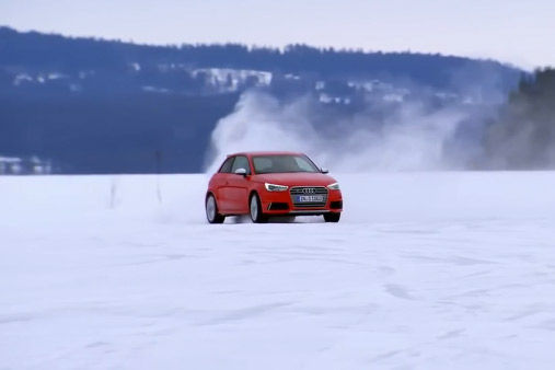 视频：全新奥迪S1无伪装冰雪极致路试