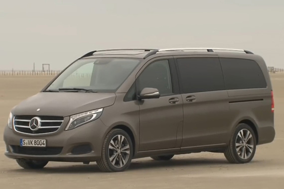 视频：外媒试驾2014款奔驰V250 BlueTEC