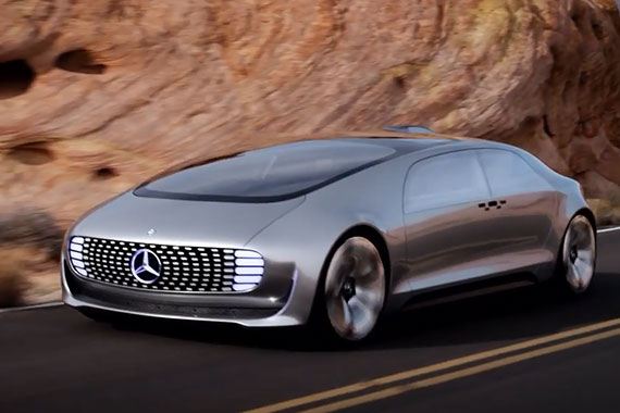 视频：奔驰2015款无人驾驶概念车F015 Luxury