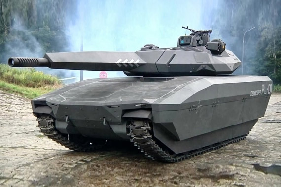 视频：世界首款隐形坦克问世 可变小汽车