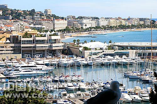 Near the French customs small town in Cannes