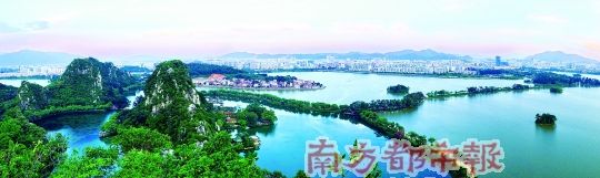 肇庆星湖美景 资料图片