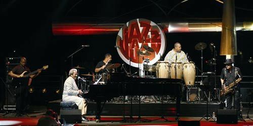 With elegant, elite, mass, diverse music festival