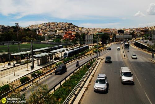 The streets of Athens