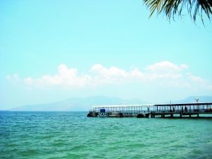 Subic Bay sea.