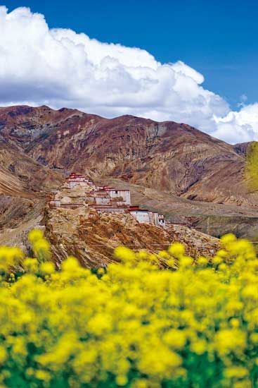 宗山古堡在西藏江孜县城区的宗山上,是藏族人抗击英军的发生地,因此