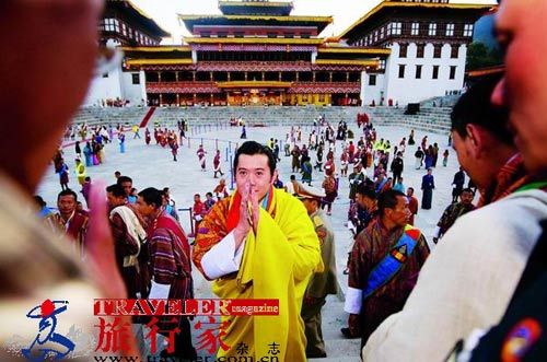 The king of Bhutan