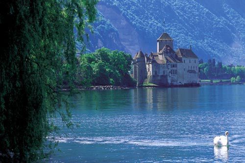 Geneva lake scenery