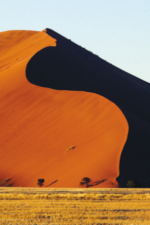 Red sand dunes