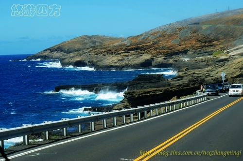 Sina travel pictures: Oahu coast to the black rock mostly Photography: easy Quartet