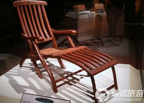 折叠式躺椅是泰坦尼克号遗留下来的古物