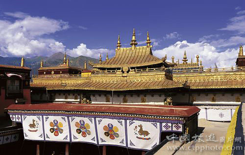 The earliest Tibet temple, Jokhang Temple Zhong Guohua perturbation)