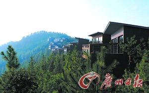There are several distinctive luxury resort Mogan Mountain.
