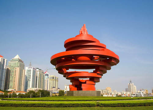 到黄海之滨明珠青岛 看红瓦绿树碧海蓝天